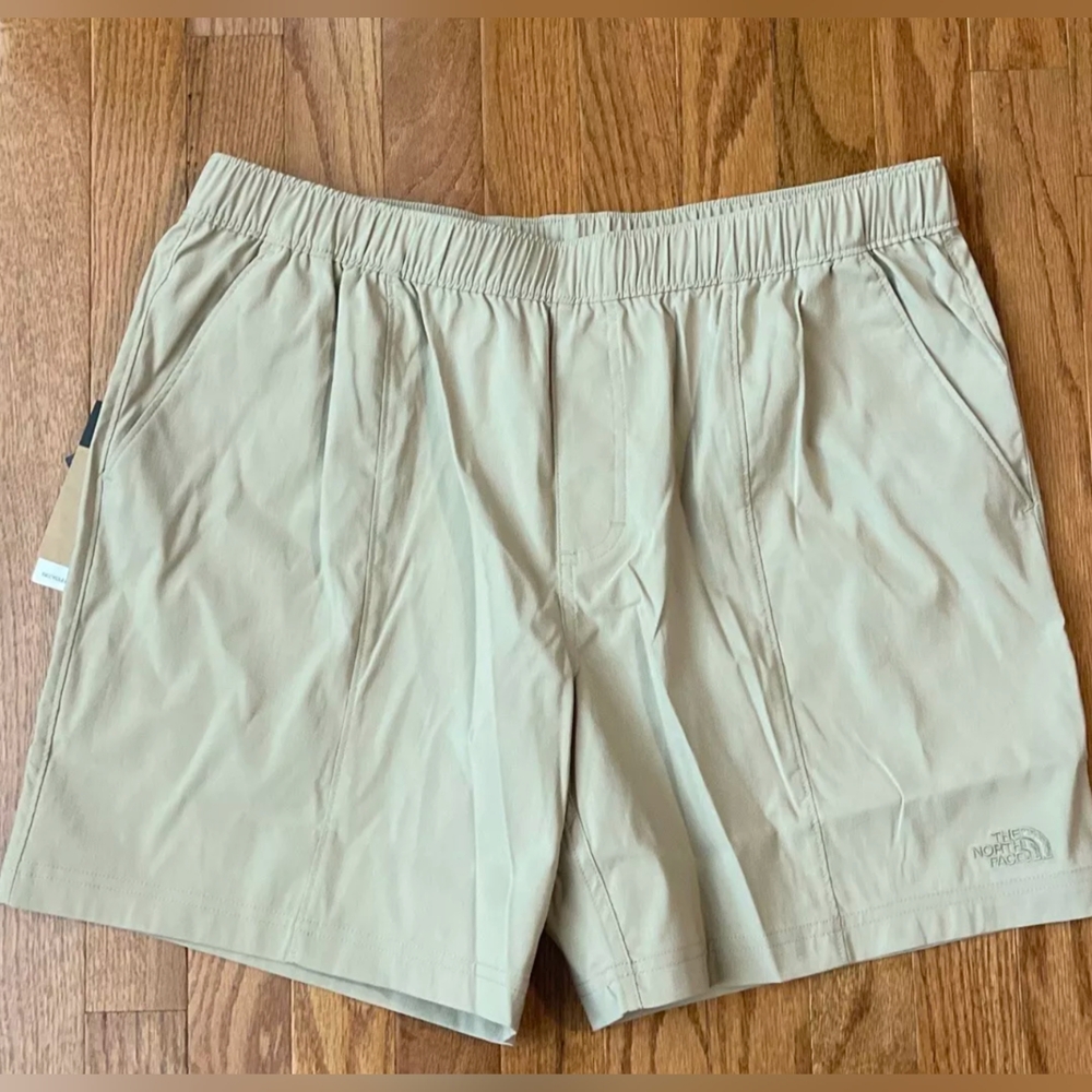 The North Face Men's Class V Pull On Shorts Twill Beige NWT Large